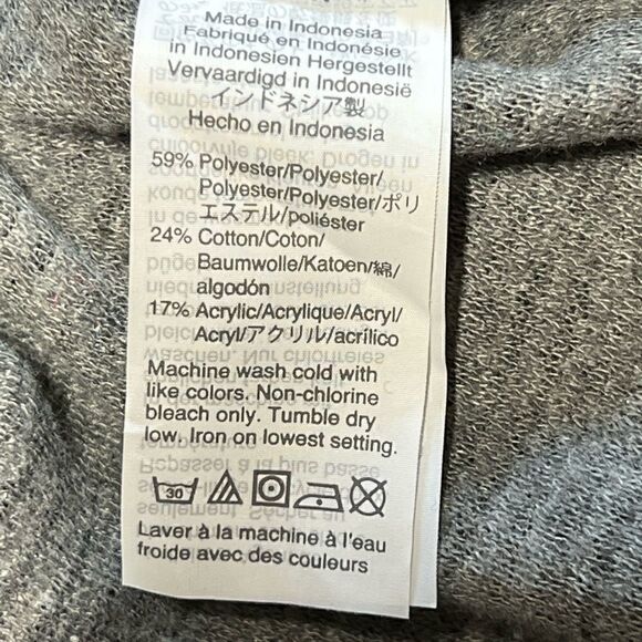 Madewell Mockneck Crop Glittery Stripe Sweater Womens S - Picture 9 of 9